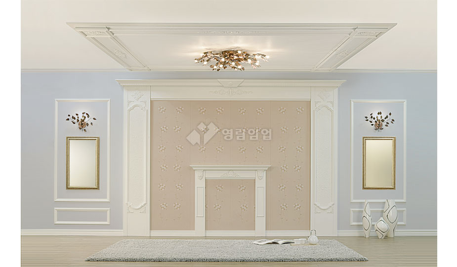 BST thiết kế phào chỉ trang trí quầy lễ tân khách sạn
